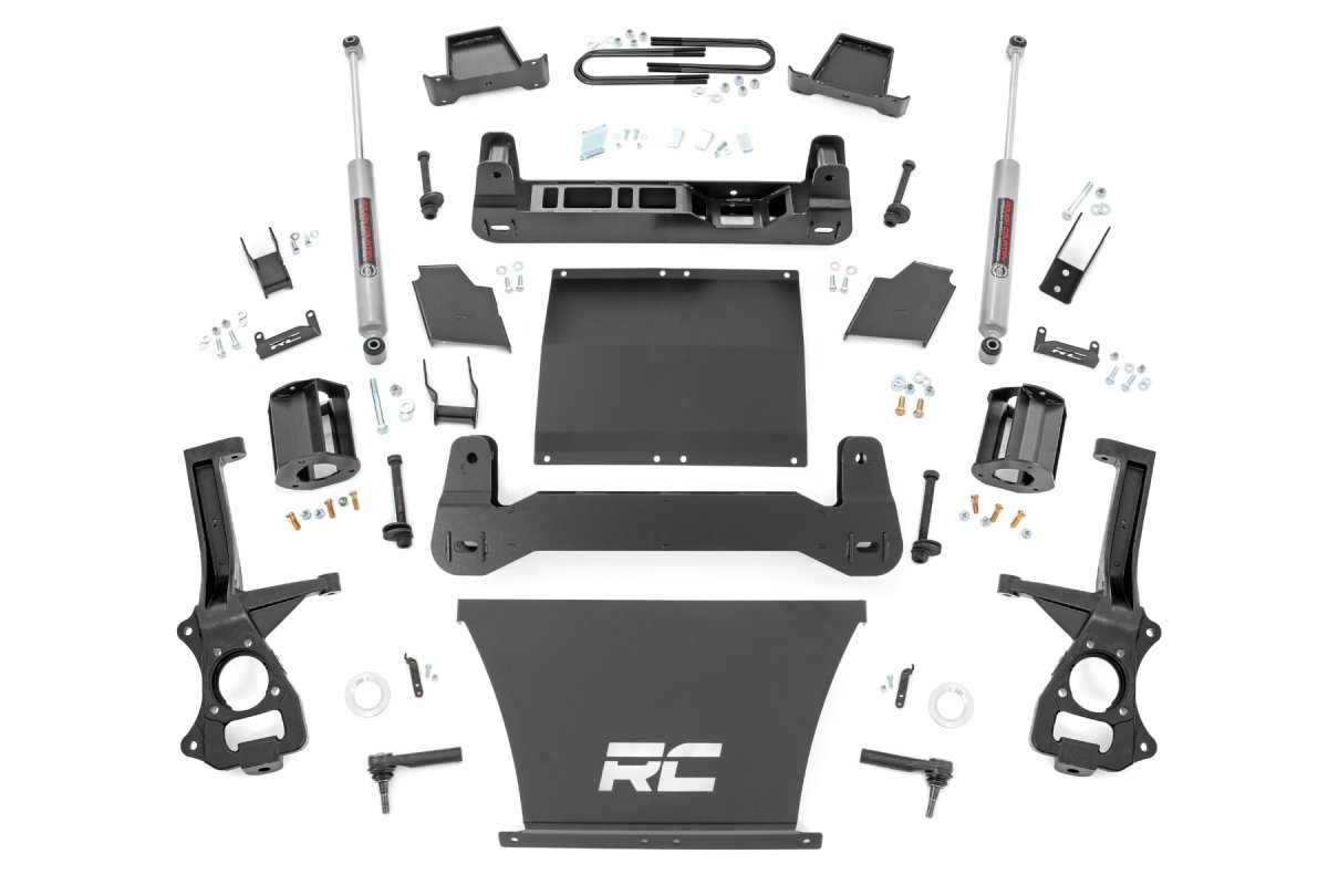 GMC Sierra 1500 Suspension Lift Kit - Rough Country - 4 Inch Lift Kit - 2025+